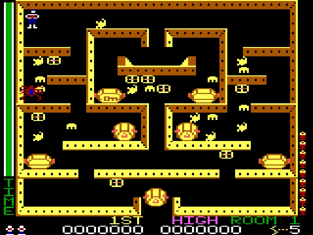 Lost Tomb - DOS game screenshot (1984) by Datasoft